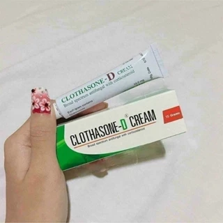 [ Hàng Thái] Kem giảm nấm móng CLOTHASONE-D Cream 15 gram Thái Lan