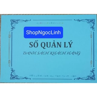 [MUA ĐỂ ĐƯỢC TẶNG QUÀ] SỔ QUẢN N LÝ KHÁCH HÀNG SPA A4 (In 1 mặt 50 tờ)