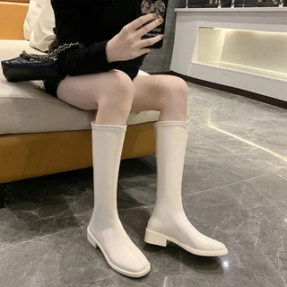 Giày Boot Cổ Cao Đế DàY Cho Nữ Size 35-42