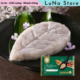 Tôm phỷ thúy mini Haidilao, tôm xay hình chiếc lá nhỏ, viên thả lẩu EB Malaysia 130G