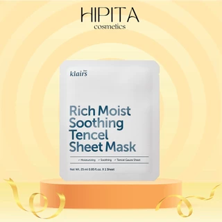 Mặt nạ Klairs Rich Moist Soothing Tencel Sheet Mask 25ml