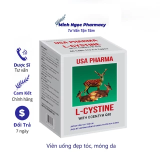 L-CYSTINE giảm rụng tóc, bổ sung dưỡng chất giúp da giảm nám, tàn nhang - Hộp 60 viên