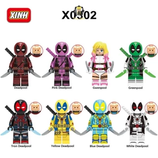 Minifigures Deadpool Marvel Lắp Ráp Mô Hình Nhân Vật Phim Truyện X0302