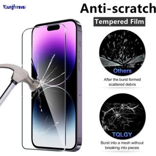 Kính Cường Lực Bảo Vệ Toàn Màn Hình Chống Trầy Xước Độ Nhạy Cao Cho iPhone 14 / 14 Plus / 14 Pro / 14 Pro Max