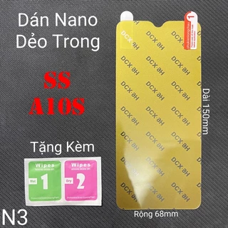 (N3)Miếng Dán Màn Hình Siêu Mỏng Dẻo Nano Cường Lực DCX-9H Samsung A10s