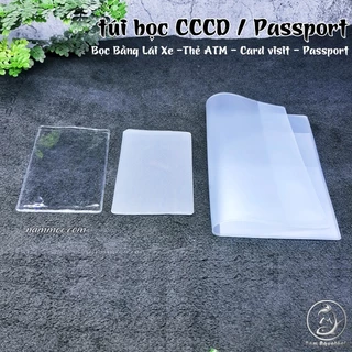 Túi Đựng Thẻ Căn Cước Công Dân (CCCD) / CMND / PASSPORT | Bao Bì Bọc Bằng Lái Xe  -Thẻ ATM - Card visit - Passport