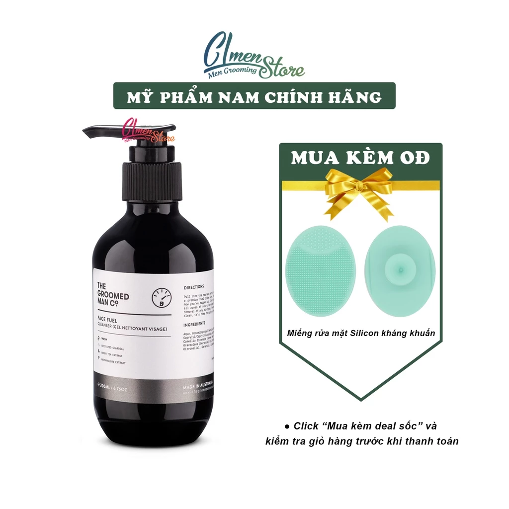 Sữa rửa mặt The Groomed Man Co. Face Fuel Cleanser