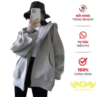 Áo khoác Nữ chất nỉ trơn tay phồng dài form rộng phong cách cá tính GD88