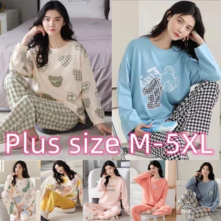 Bộ Đồ Ngủ Pijama Plus Size M - 5XL Cho Nữ