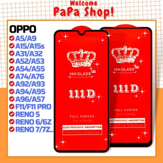 Cường lực Full Màn Oppo A96 A57 A76 A16 A5 A9 A15 A15s A16K A53 A54 A55 A93 A95 F11 PRO RENO 2 3 4 5 6 6Z 7 7Z 8 8Z