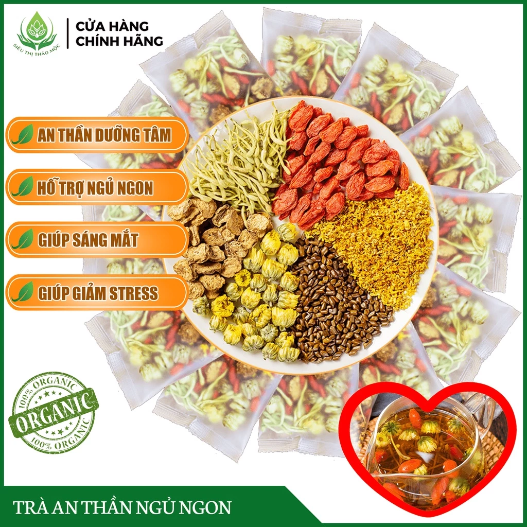 ✅[CHÍNH HÃNG] Trà An Thần Ngủ Ngon Vô Ưu An Mộc Trà tại Siêu Thị Thảo Mộc