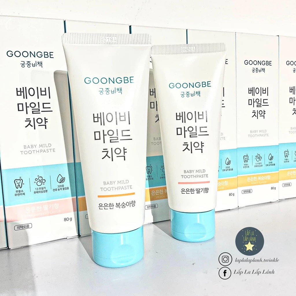 Kem đánh răng Goongbe cho bé từ 10 tháng #madeinKorea cho bé từ 10 tháng đến 3 tuổi date 18/08/2025