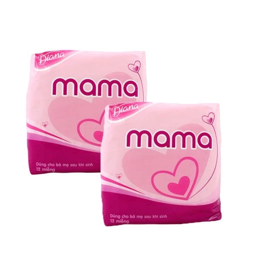 Băng vệ sinh Diana Mama 12 miếng không cánh 44cm cho mẹ bầu sau sinh