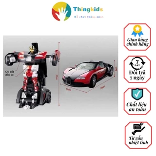 Đồ chơi oto robot biến hình transformer - robot biến hình - Thingkids