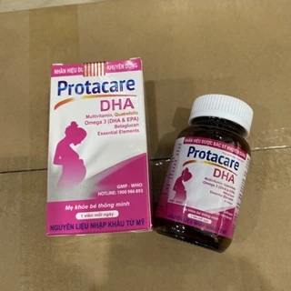 viên uống sắt bổ tổng hợp PROTACARE DHA bổ sung Acid folic ,vitamin cho phụ nữ có thai trước và sau sinh hộp 30 viên