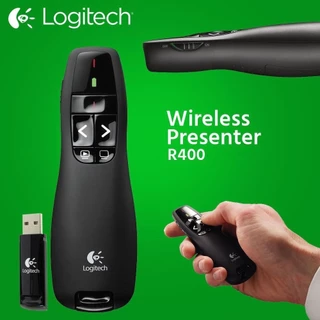 Bút trình chiếu Logitech R400 , bút chỉ tia laser cho máy chiếu ( RẺ VÔ ĐỊCH ), bút Vesine vp 101, pp900, hàng chất.