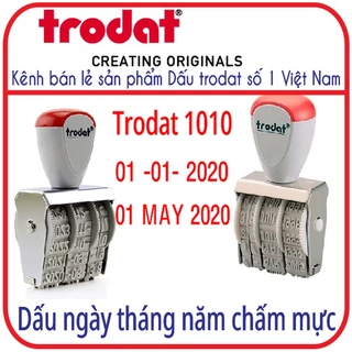 Con dấu ngày tháng năm chấm mực 4mm (Troadat 1010)