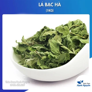 Lá bạc hà sấy lạnh 1kg (Khô, thơm, lá bạc hà xông hơi giải cảm) - Thảo Dược Hạnh Nguyên