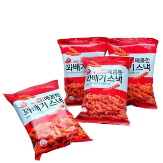 [Ăn vặt Hàn Quốc] Quẩy xoắn cay Spicy twist snack Donghwa gói 140g