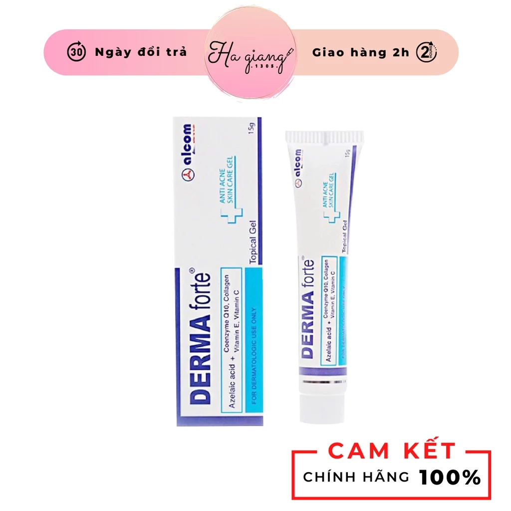 Kem giảm mụn Derma forte 15g