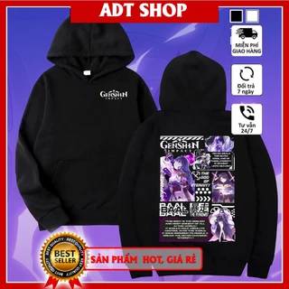 Áo Hoodie Genshin Impact: Raiden Shogun Nam / Nữ by ADT|Store