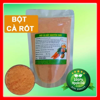 Bột cà rốt 100% nguyên chất sấy lạnh gói 100gr/200g/300g/500g