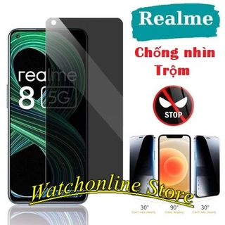 Cường Lực Chống Nhìn Trộm Cho Realme C30 C30S C35 C25 C20 C12 C11 C15 GT Neo Narzo 50i Prime GT neo 3