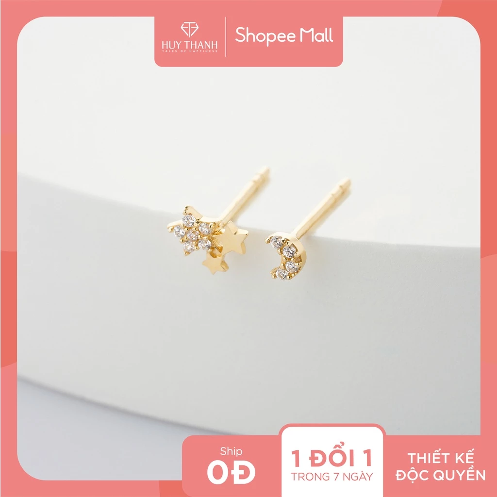 Bông Tai Nữ Vàng Tây BTAM66 Huy Thanh Jewelry