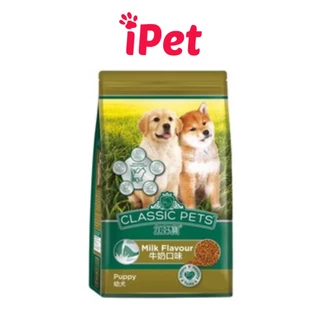 Thức Ăn Cho Chó Con Classic Pets Vị Sữa Hạt Khô Gói 400G - iPet Shop