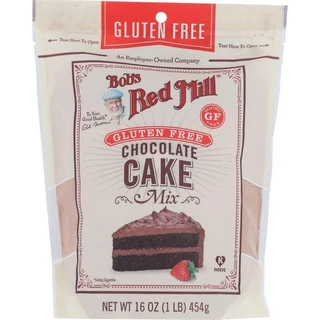 BỘT BÁNH SOCOLA - ĂN KIÊNG KOSHER Bob's Red Mill Gluten Free Chocolate Cake Mix, Gluten Free, 454g (16 oz)