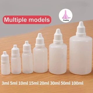 Set 50 Lọ Nhựa Rỗng 3Ml-100Ml Đựng Mẫu Thử / Dung Dịch Dưỡng Da Mắt Có Thể Đổ Đầy Lại