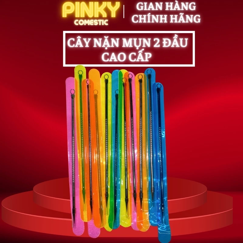 Cây nặn mụn 2 đầu inox không gỉ PLTPINKY