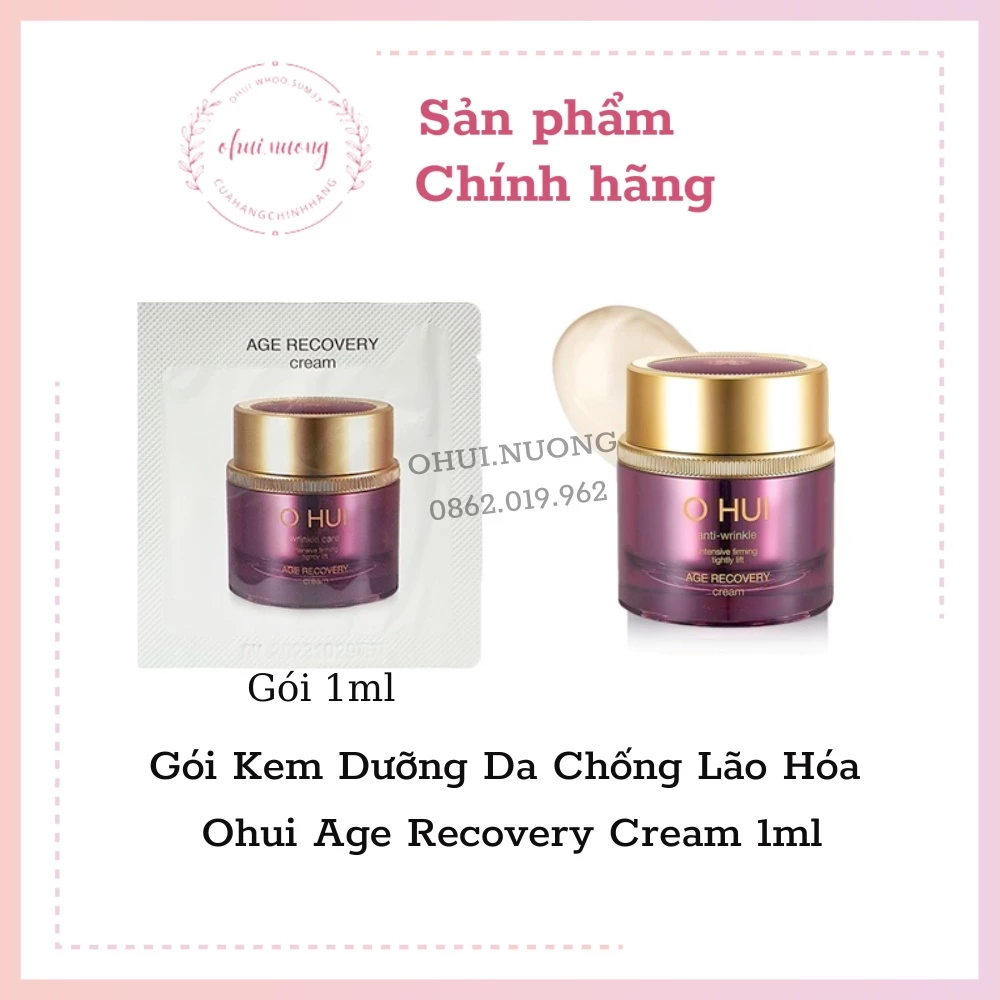 Gói Kem Dưỡng Da Chống Lão Hóa Ohui Age Recovery Cream 1ml