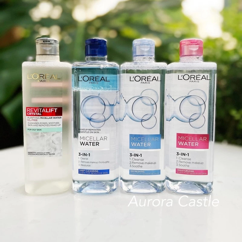 nước tẩy trang L'oreal Micellar Water 3in1