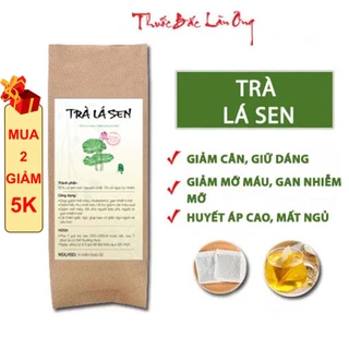 Trà lá sen hỗ trợ detox giữ dáng, đẹp da, ngủ ngon, thanh nhiệt, đốt cháy mỡ thừa  - Thuốc Bắc Lãn Ông