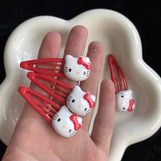 Kẹp Tóc Hình Hello Kitty Xinh Xắn Cho Bé Gái