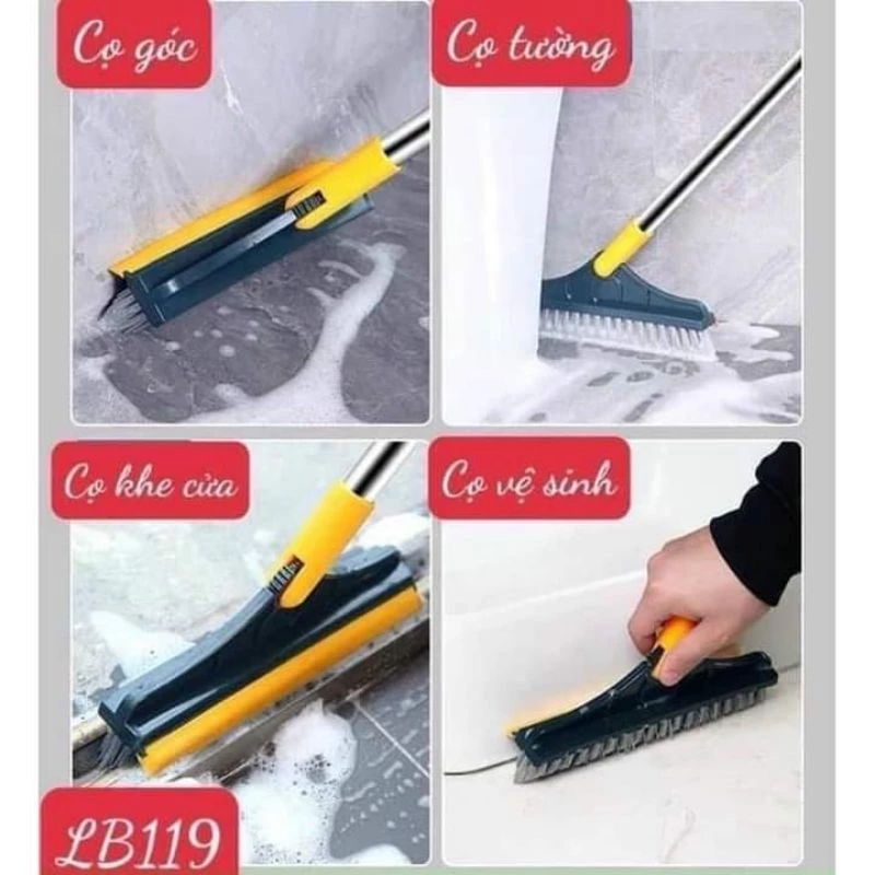 CHỔI CHÀ SÀN GẠT NƯỚC JUSSY MẪU MỚI