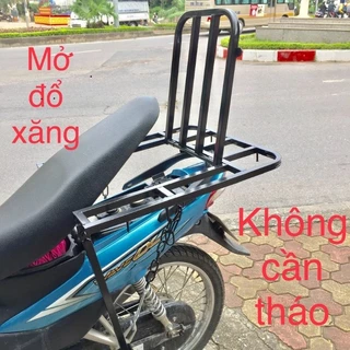 (Giá giải nhiệt) Giá chở hàng, baga xe máy có thể mở nắp mà không cần tháo.