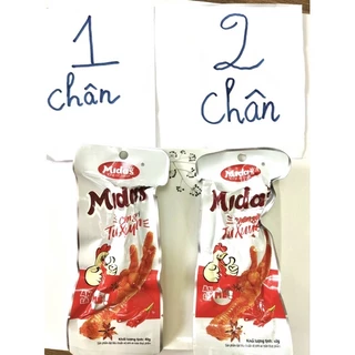 Combo 50 gói chân gà cay Tứ Xuyên, Loại chân vừa 60-70g/2 chiếc 1 gói, chân gà cay Midass