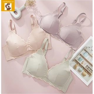 Áo Ngực Bà Bầu ,bra áo lót cotton cho con bú và sau sinh viền sóng không gọng nâng đỡ chống chảy sệ cho mẹ bầu mới