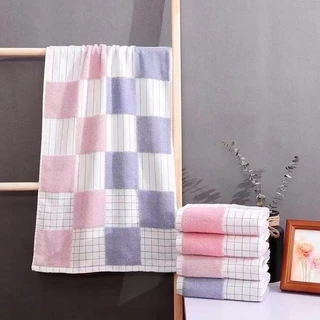 Khăn mặt gạc lông cotton cao cấp kích thước 36*75 cm