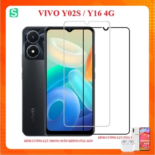 Kính cường lực Vivo Y03 4G Y17S Y02S 4G - Y16 4G - KínhFull màn hình , Kính trong suốt không full màn điện thoại