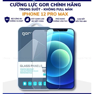 Bộ 2 kính Cường Lực GOR Ip 15Pro Max /X/XR/XS MAX/11 12 13PRO/MAX.Có bán lẻ 1 kính