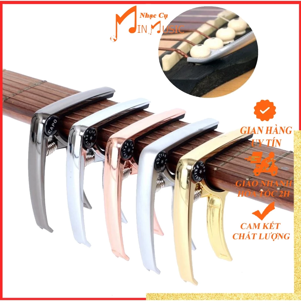 Capo guitar cao cấp Acoustic chất liệu hợp kim không gỉ