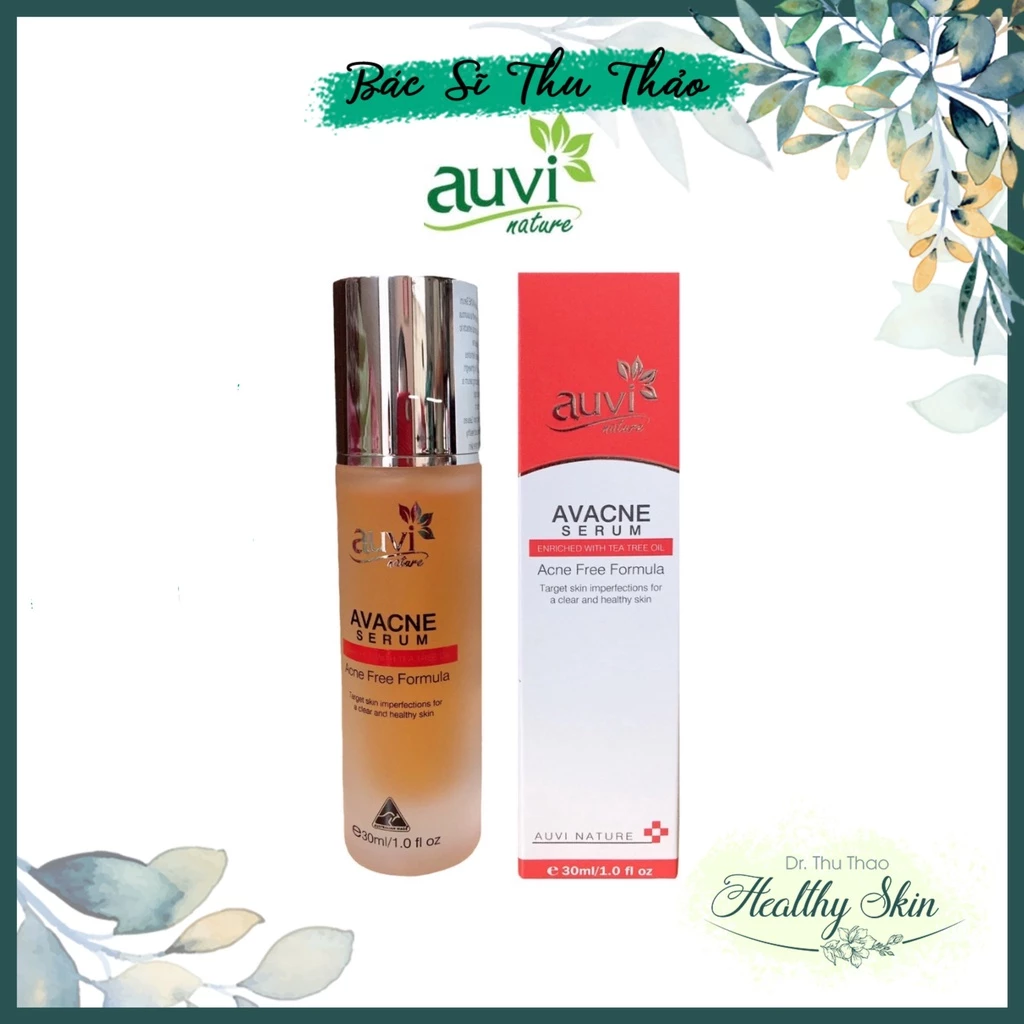 [30mL] HỖ TRỢ GIẢM MỤN GIẢM NHỜN AUVI AVACNE SERUM