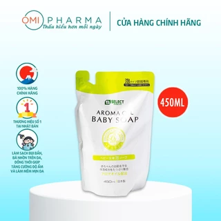 Sữa Tắm Tinh Dầu Thiên Nhiên Cho Bé S Select Nhật Bản (Gói Refill 450ml)