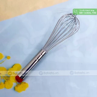 Phới đánh trứng inox 25cm | 28cm