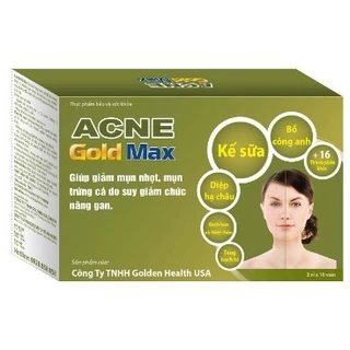 Viên uống Giảm Mụn ACNE GOLD MAX - GIẢM MỤN NHỌT, MẪN NGỨA, MỤN TRỨNG CÁ