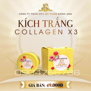Kích trắng collagen x3 chính hãng
