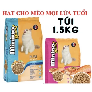 Hạt Minino Yum túi 1.5kg cho mèo